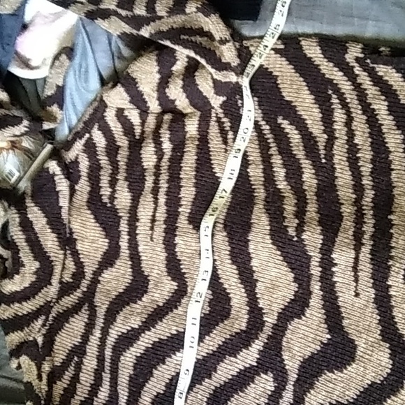 RALPH LAUREN ANIMAL PRINT KNIT WRAP CARDIGAN,SIZE LARGE - Picture 6 of 6